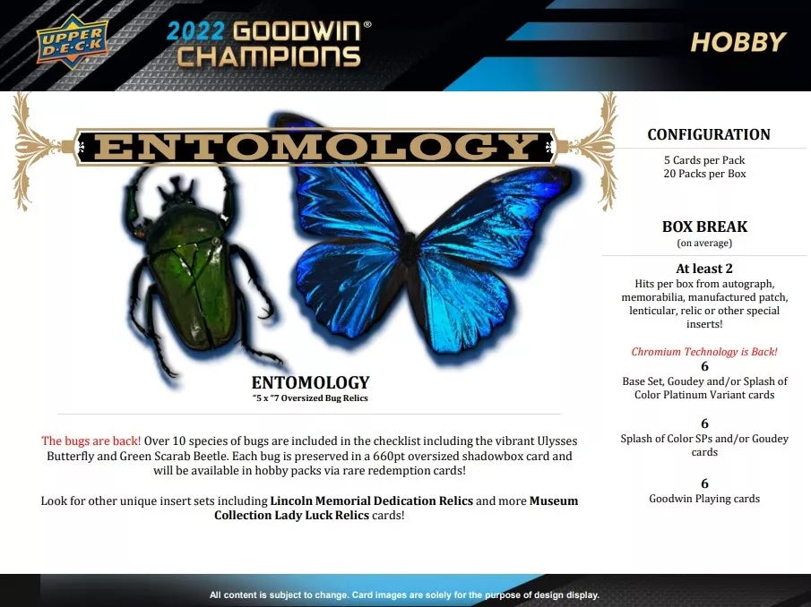 Goodwin Champions Cards 2022