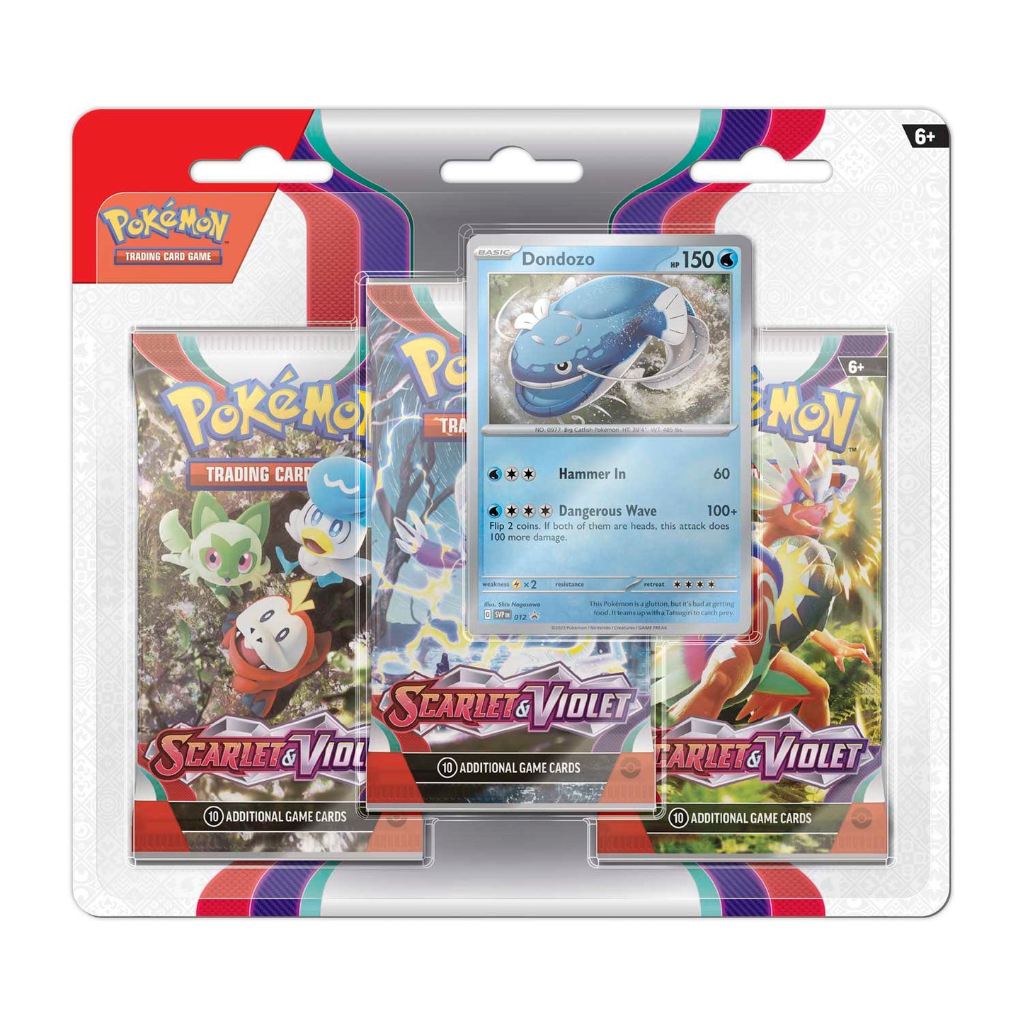 Scarlet & Violet - 3er Pack Blister - EN