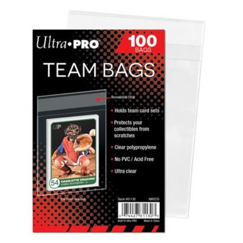 Team Bags - Resealable Sleeves (100 Bags)