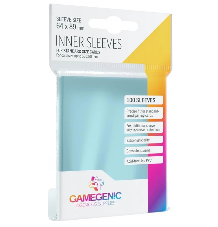 Gamegenic - Inner Sleeves - Clear (100)
