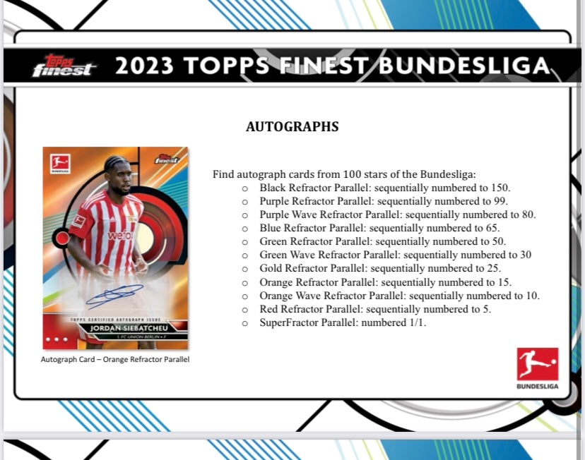 Topps - Bundesliga Finest 22/23