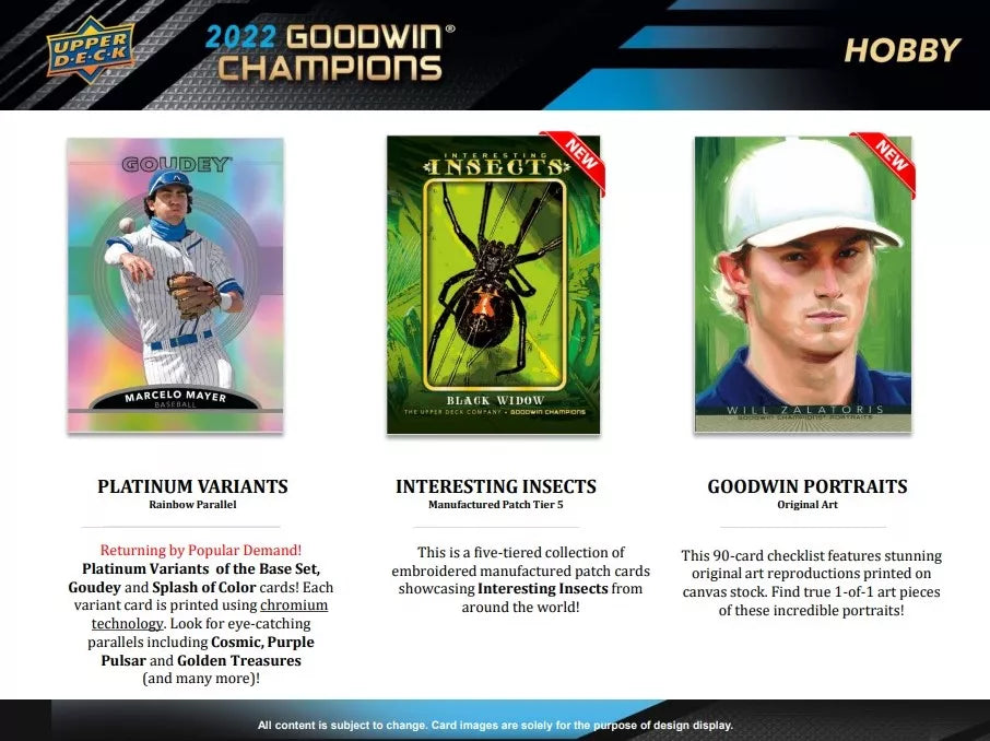 Goodwin Champions Cards 2022