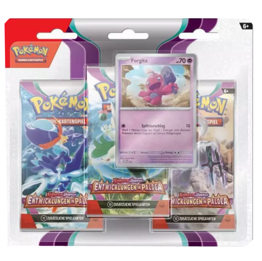 Entwicklungen in Paldea - 3er Pack Blister - DE