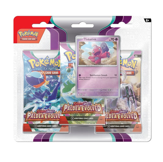 Paldea Evolved - 3er Pack Blister - EN