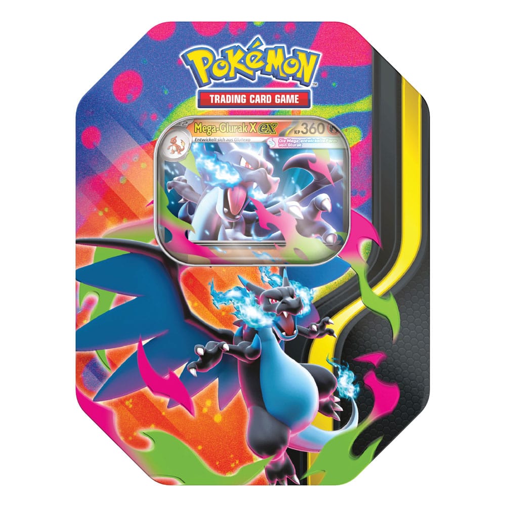 Mega Glurak X ex - Tin Box - DE