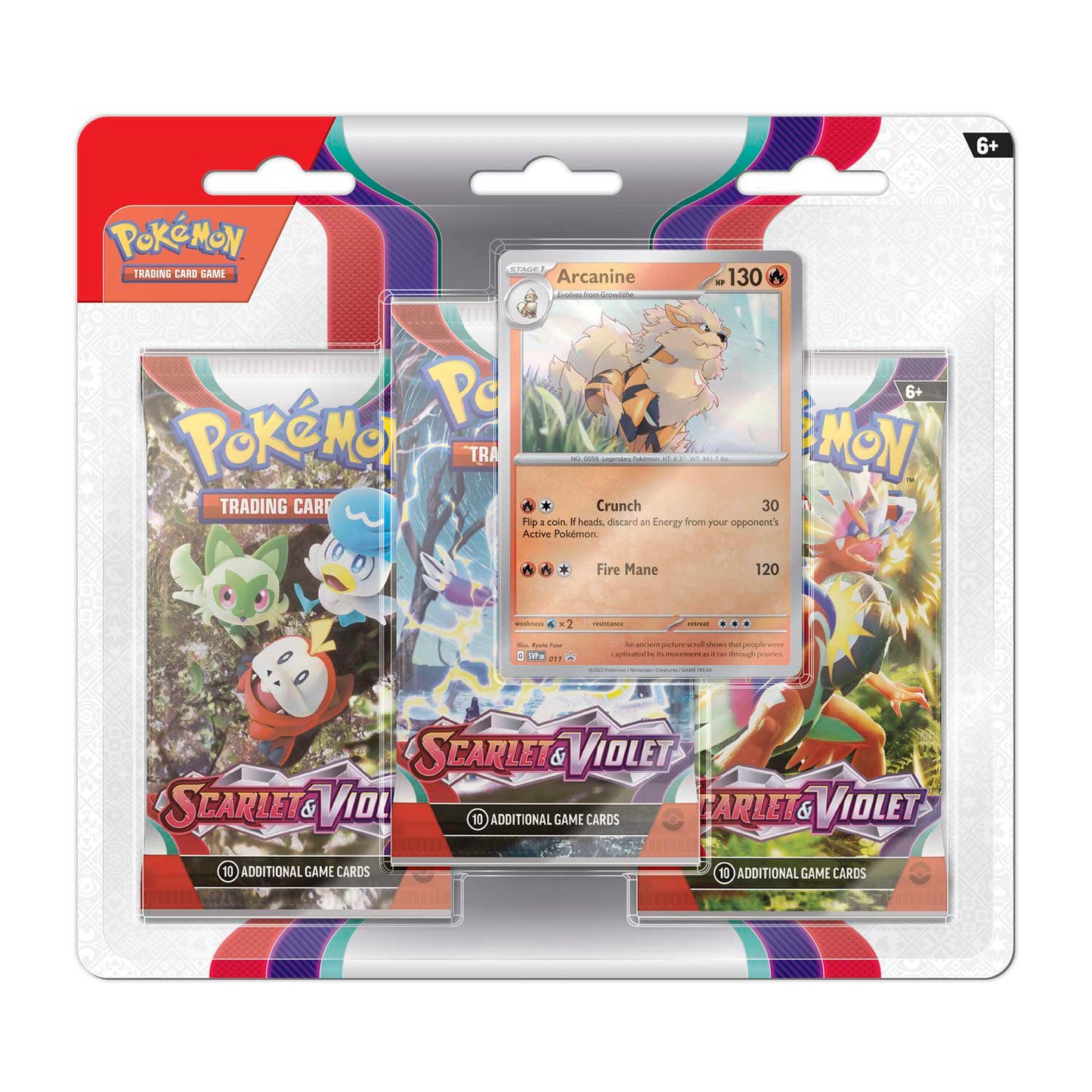 Scarlet & Violet - 3er Pack Blister - EN