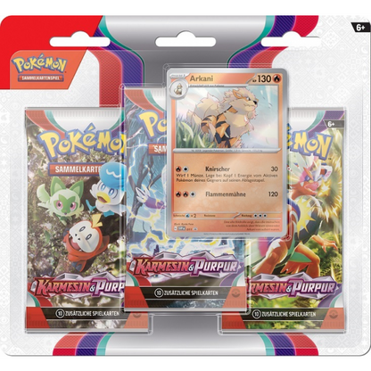 Karmesin & Purpur - 3er Pack Blister - DE